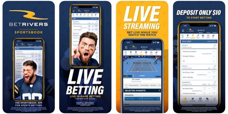 BetRivers sportsbook mobile app